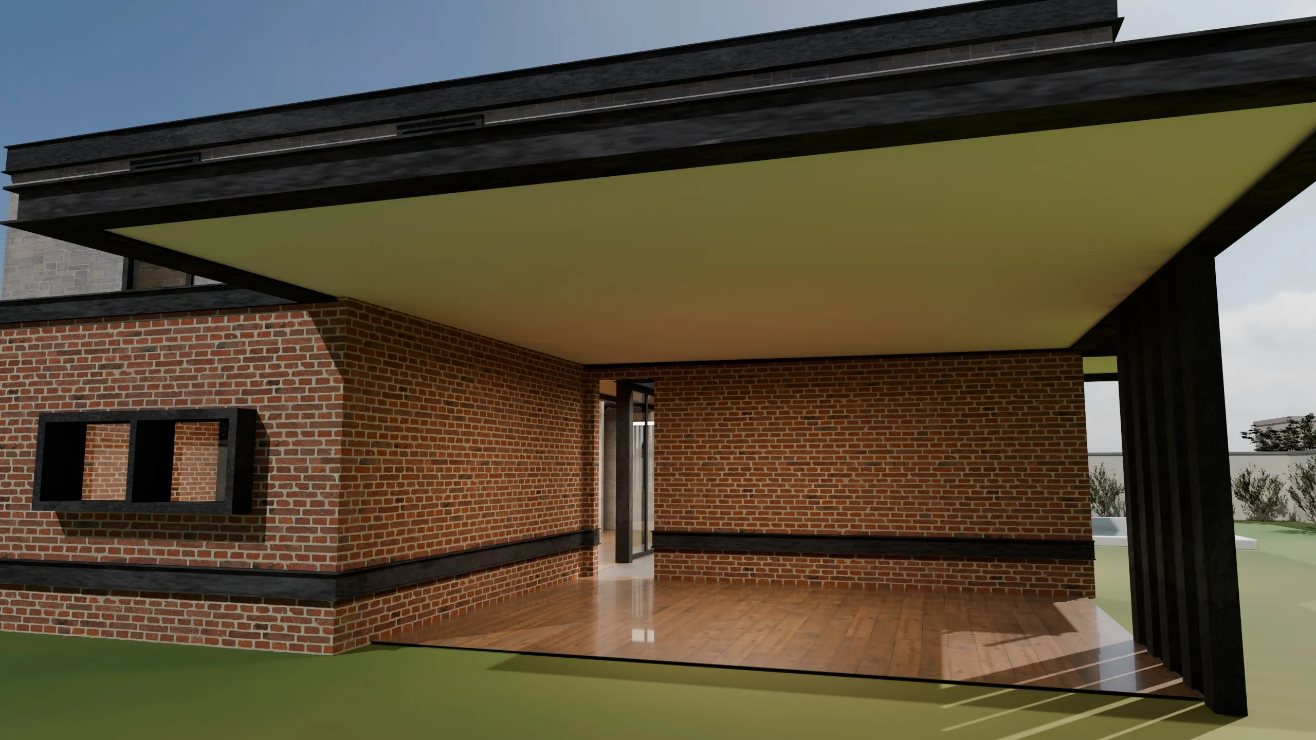 Côté est — Villa contemporaine
