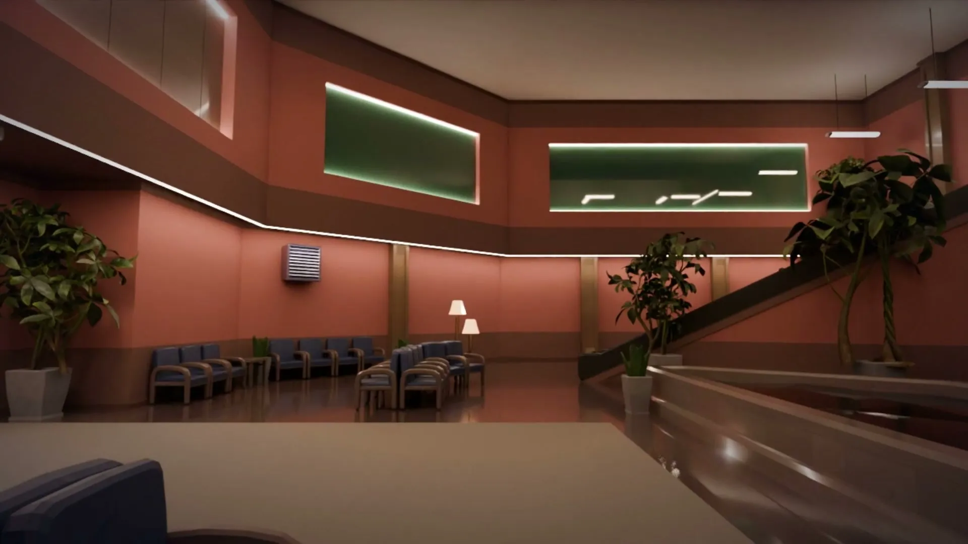 Espace d’attente — Hall d’amphithéâtre